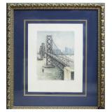 'San Francisco: Oakland Bay Bridge 1973' by J