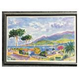 'La Terrasse' S/N Print by Jean Claude Picot
