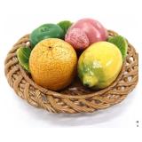 Vintage Ceramic Fruit Basket