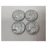 1964 Quarters / 4 pc