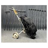 Golf Bag , Caddy & Clubs : Jack Nicklaus +