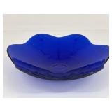 Cobalt Blue Art Glass Bowl