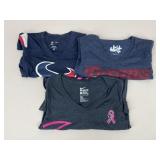 Womens Sz Small Texans T-shirts / 3 pc