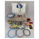 Sewing Box W/ Sewing Accessories