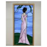 Framed Stained Glass Window