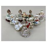 Lefton Porcelain Figures / 10 pc