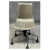 Williams Sonoma Leather Rolling Office Chair