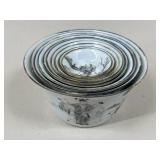 Handpainted Stacking Porcelain Bowls