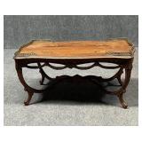 Metal & Wood Coffee Table
