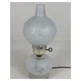 Frosted Glass Parlor Lamp
