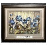 "Silver & Sapphire" Print by Silvia Vassileva