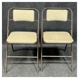 Pair Of Samsonite Folding Chairs