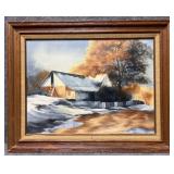 Original Painting on Canvas Signed B. Semmelbeck