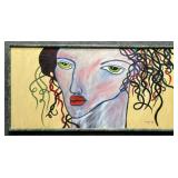 Original Painting on Canvas Signed Jesus G.
