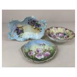 Hand Painted Ceramic Bowls & Trays