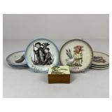 Vintage Hummel Goebel Plates & Music Box