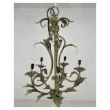 Metal Wired-In Chandelier