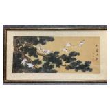 Asian Print on Silk