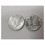 1964 Half Dollars / 2 pc