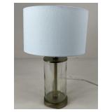 Glass & Metal Lamp w/ Shade