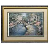 "Riverwalk" S/N Print by L. Gordon