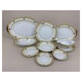 Vintage Hand Painted Kongo China / 41 pc