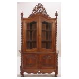 Antique China Cabinet w/ Keys