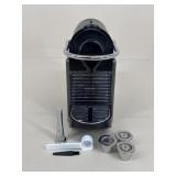 Nespresso Pixie Coffee Maker W/ Reusable Cups