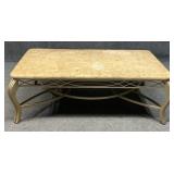 Coquina Stone Top Coffee Table