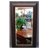 Large Wall Mirror in Wood Frame