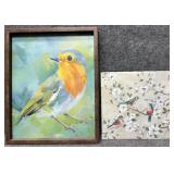 2/PC Bird Wall Decor