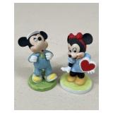 Walt Disney Ceramic "Micky & Minnie" Figure