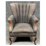 Channel Back Arm Chair