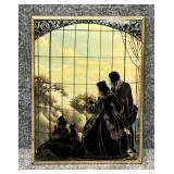 Reverse Silhouette on Convex Glass