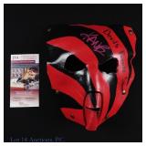 WWF Glenn "Kane" Jacobs Signed Leather Mask, JSA