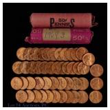 Approximately USA Lincoln Cents in CH BU (144)