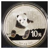 2014 China .999 Fine Silver 1ozt. Panda