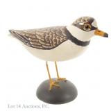 James Lapham Ring Neck Plover Carving / Decoy