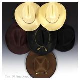 Bailey, Rocha, Hiltmore... Cowboy Hats (6)