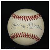 Mickey Mantle Signed Baseball - No COA