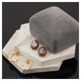 14k Y Gold Earrings (2 Pair)