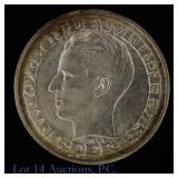 1958 Belgium Silver 50 Francs Worlds Fair (GEM BU)