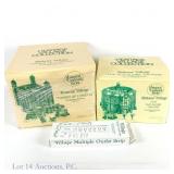 Dept 56 Tower of London & The Old Globe Theatre