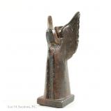 Jan Barboglio Vintage Iron Angel Candlestick