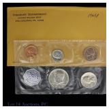 1964 (P) USA Silver 5-Coin Proof Set in OGP