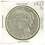 1925-S USA Silver Peace Dollar (BU)