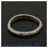 14K W Gold Ring (Missing Stones)