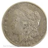 1904 (P) USA Silver Morgan Dollar Toning (AU)