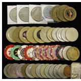 Silver, Casino Gaming Tokens & Other Exonumia +43