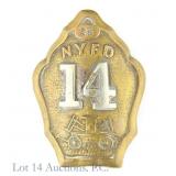 Original NY Fire Department Badge (19th c.)